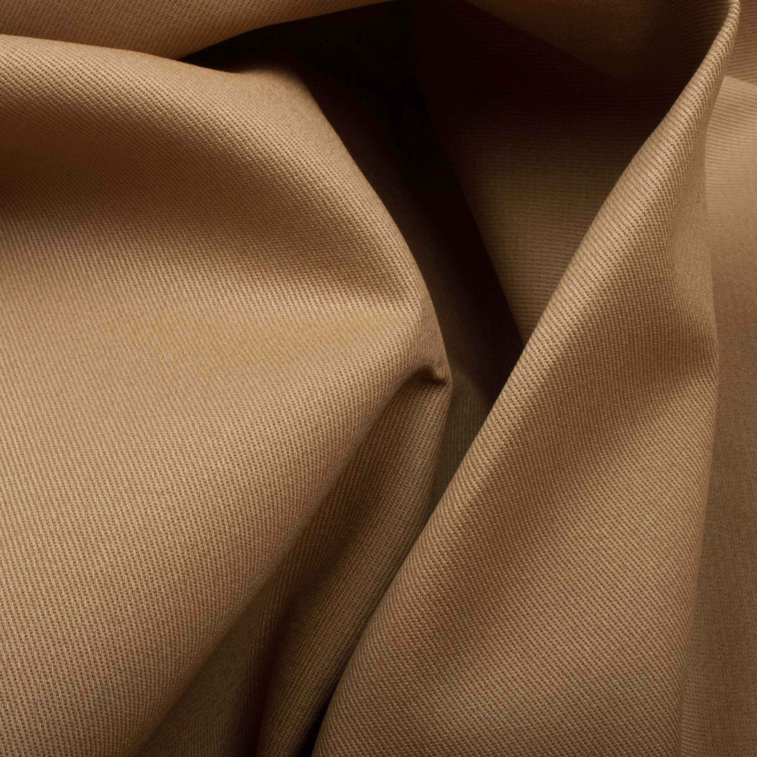 Photographie d'un tissu Gabardine Camel