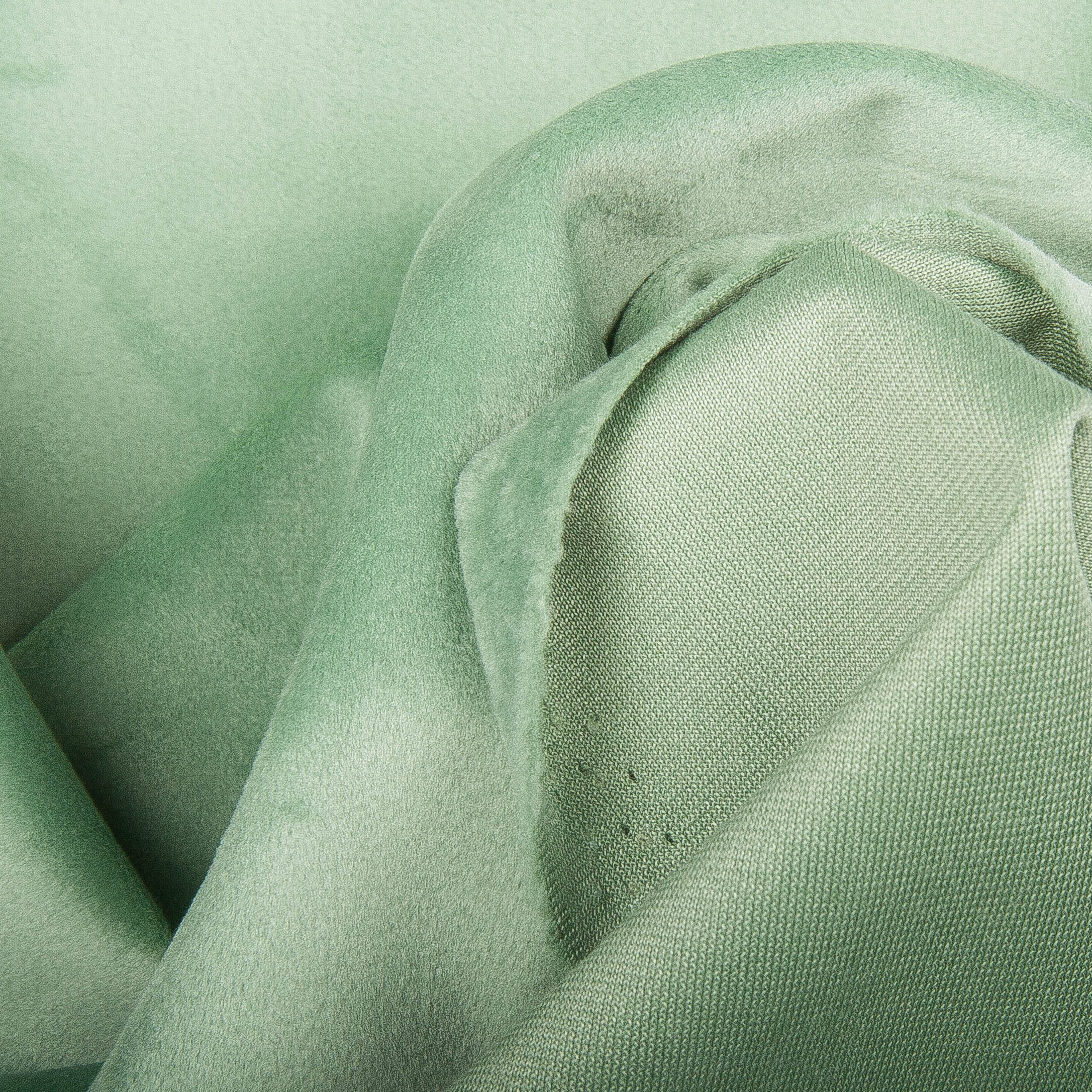 Photographie d'un tissu Velours Scala Vert Amande