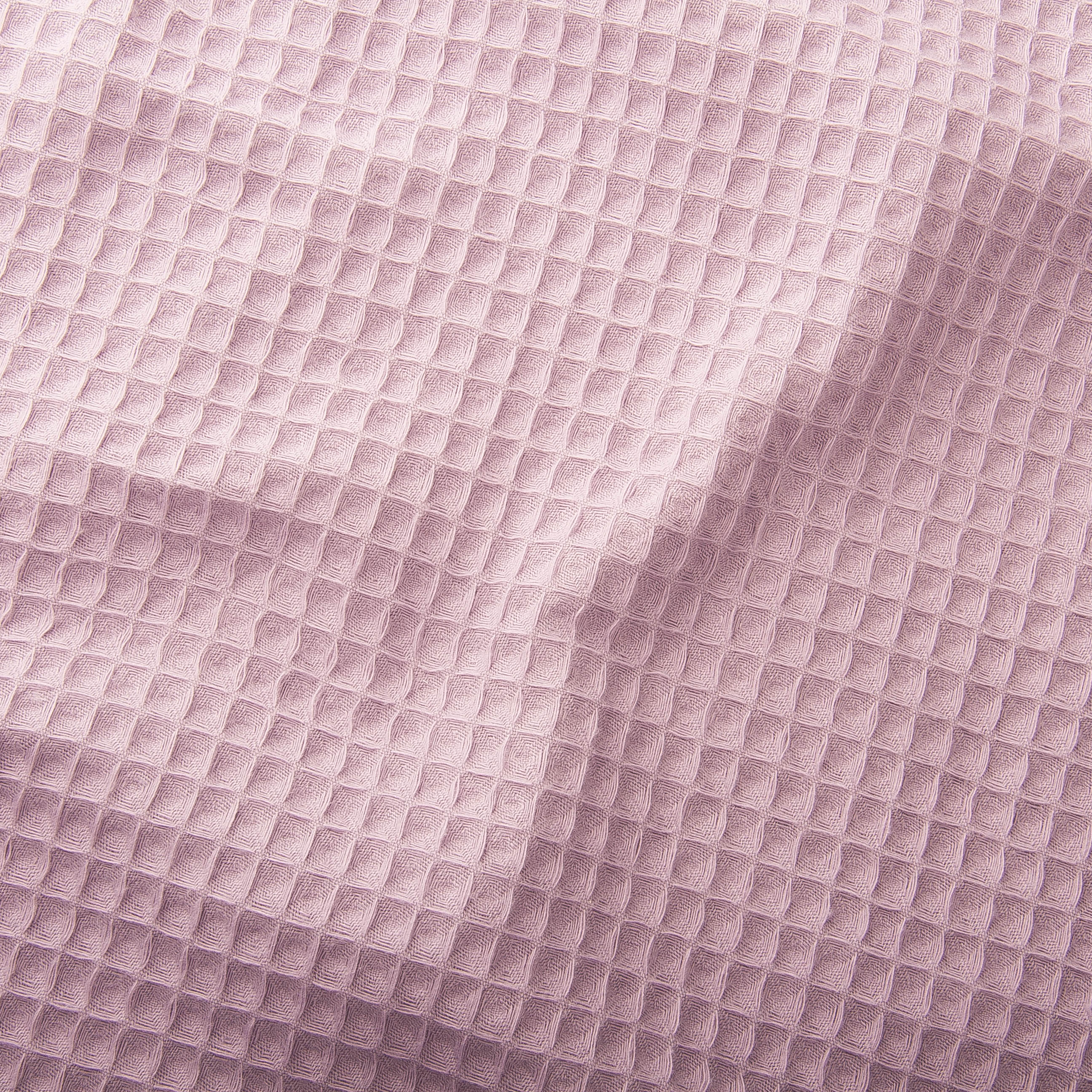 Photographie d'un tissu Nid D'abeille Lilas Clair