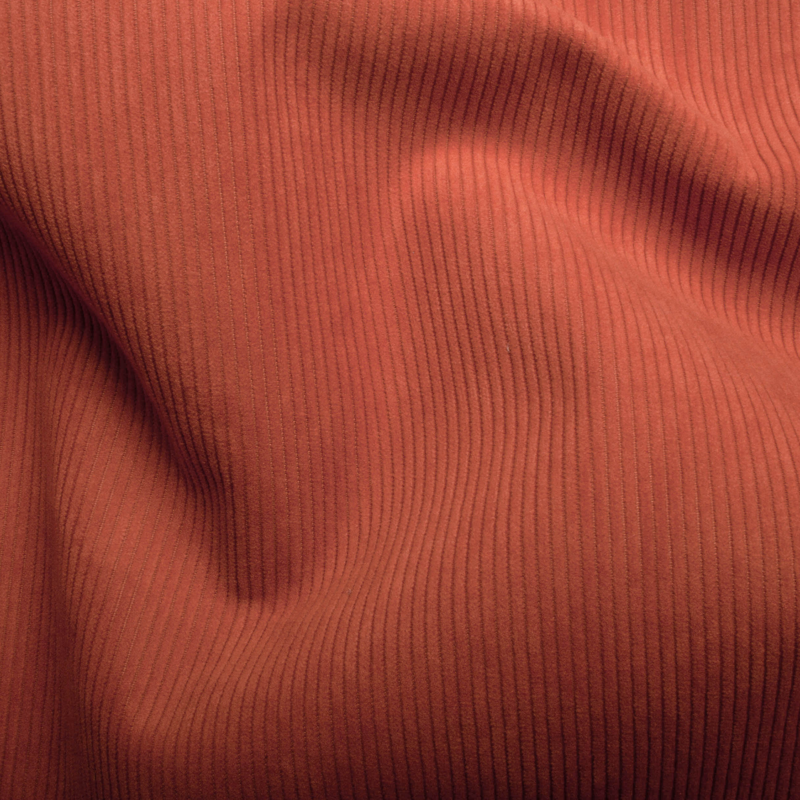 Photographie d'un tissu Velours Cotele Starsky Orange